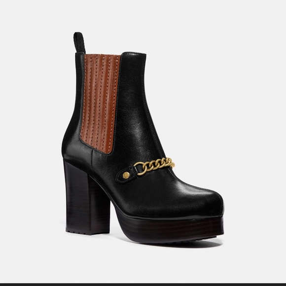 Coach Shoes - New in box - COACH Chelsea Platform Chunky boot